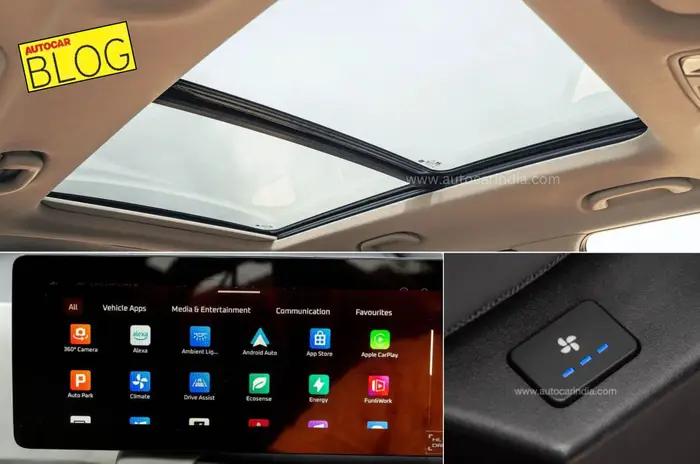 Sunroof ADAS and large touchscreens Sunroof ADAS and large touchscreens